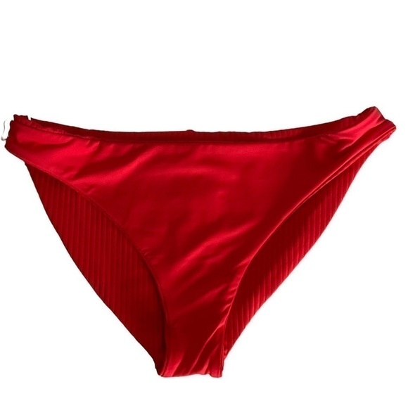 VITAMIN A Midori Bikini Bottoms Red Size 6 Small - Picture 4 of 8